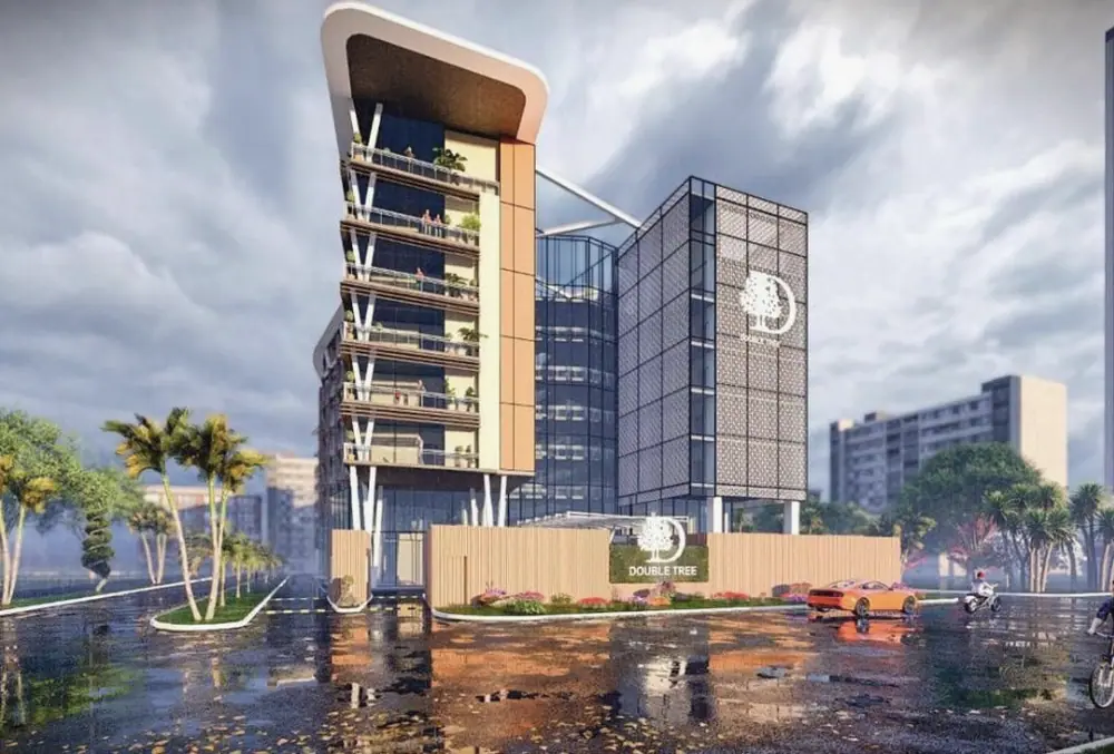 Render of the DoubleTree by Hilton hotel, Islamabad